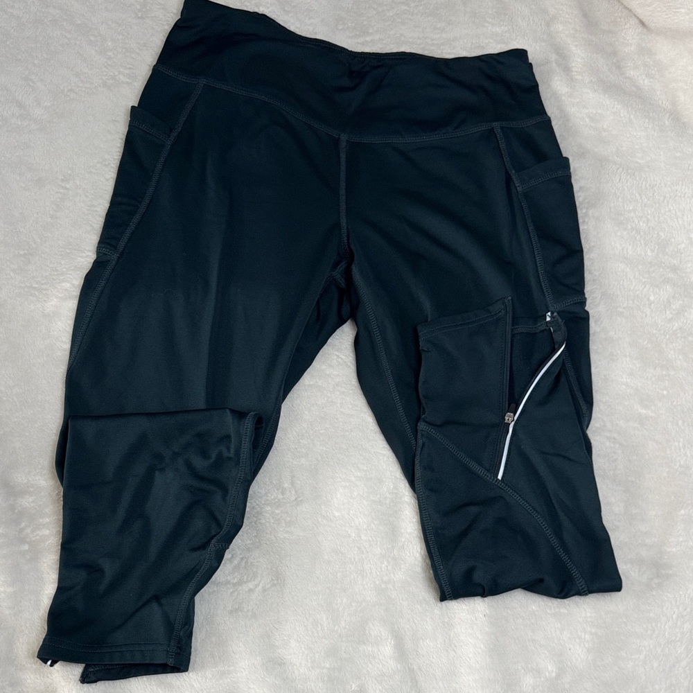 RBX Women's Dark Green Leggings -Fleece Lined